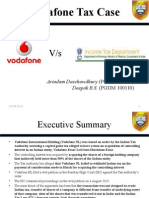 Vodafone Tax Case: Arindam Daschowdhury (PGDM 100109) Deepak B.S. (PGDM 100110)