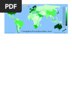Transparenty Intl Corruption Index 2010 Map of World PDF