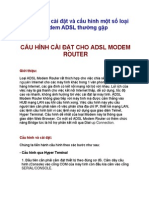 (123doc - VN) Tai Lieu Cau Hinh Va Cai Dat Cho Adsl Modem Router PDF