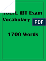 Buckhoff’s TOEFL IBT Vocabulary List