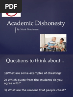 Academic Dishonesty Presentation