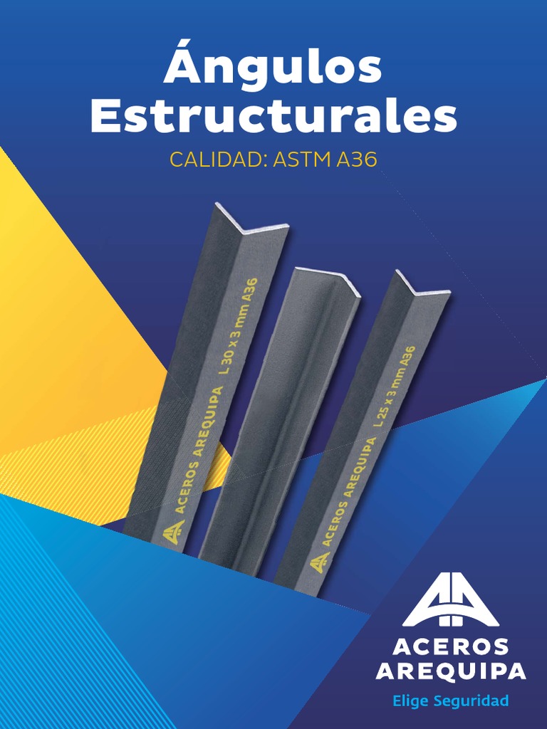Hoja Tecnica Angulos Estructurales | Acero estructural | Materiales de ...