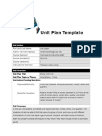 math unit plan 