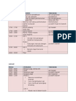 Contoh Tentatif Program Perkhemahan