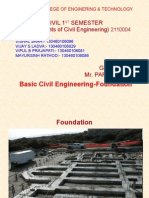 Basic Civil Fondation by Civil1st Sem