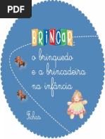 Fichas de Brincadeiras