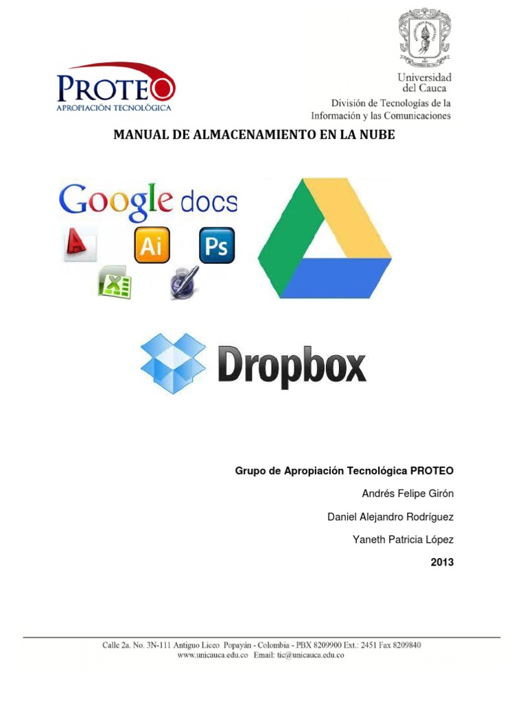 Guía de Almacenamiento en la Nube | PDF | Google | Software