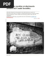 Reabrir La Cuestión Revolucionaria