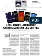 Les Tigres Du Mobile Chinois Sortent Les Griffes