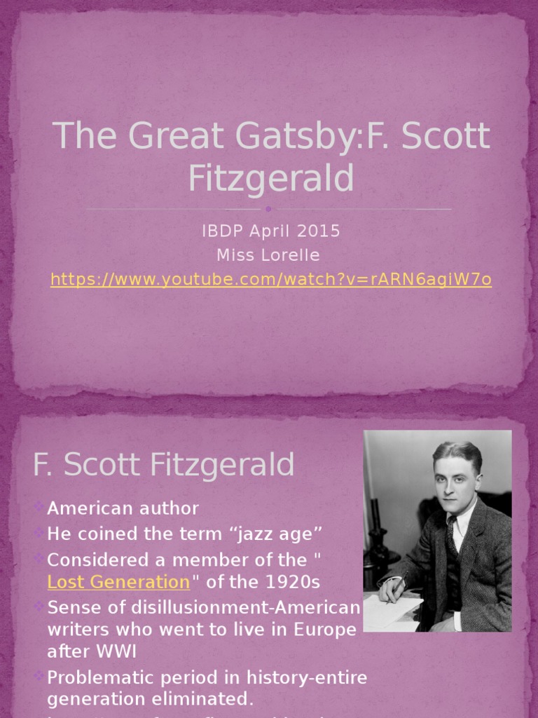 The Great Gatsby Presentation | The Great Gatsby | Music