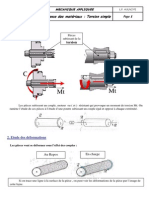 Cours RDM Torsion Simple