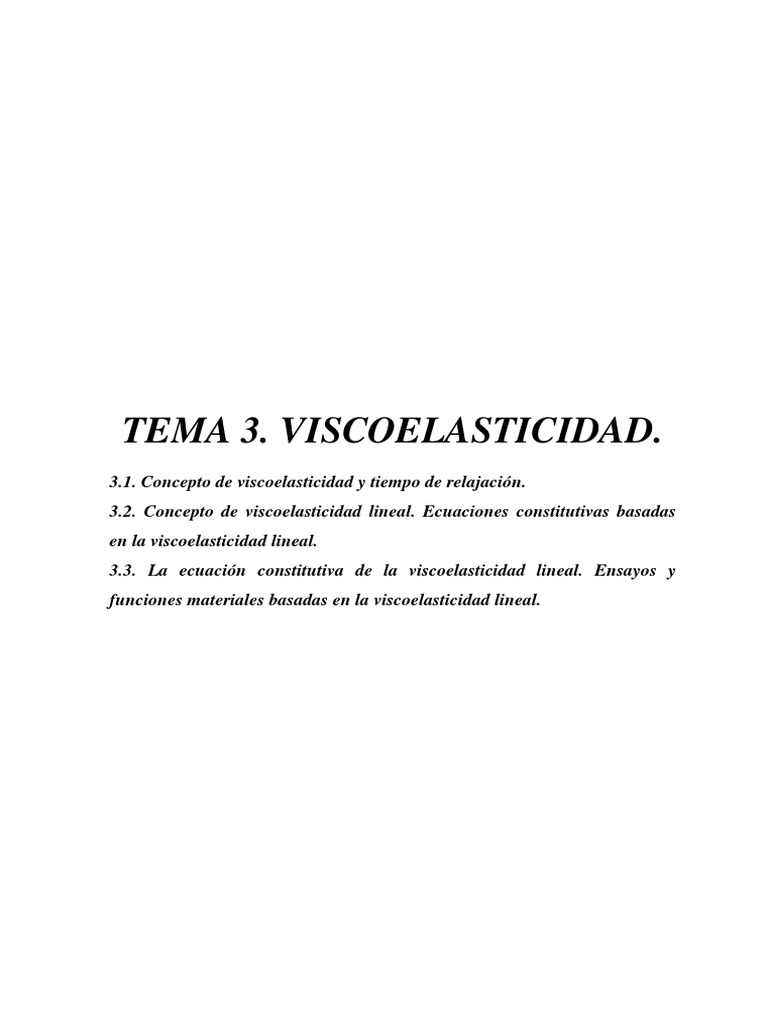 Viscoelastics | PDF | Viscoelasticidad | Elasticidad (Física)