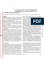 Dose-response Effects of Omega-3 Fatty Acids on Triglycerides