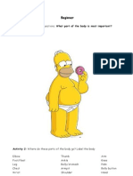 Body Parts Homer