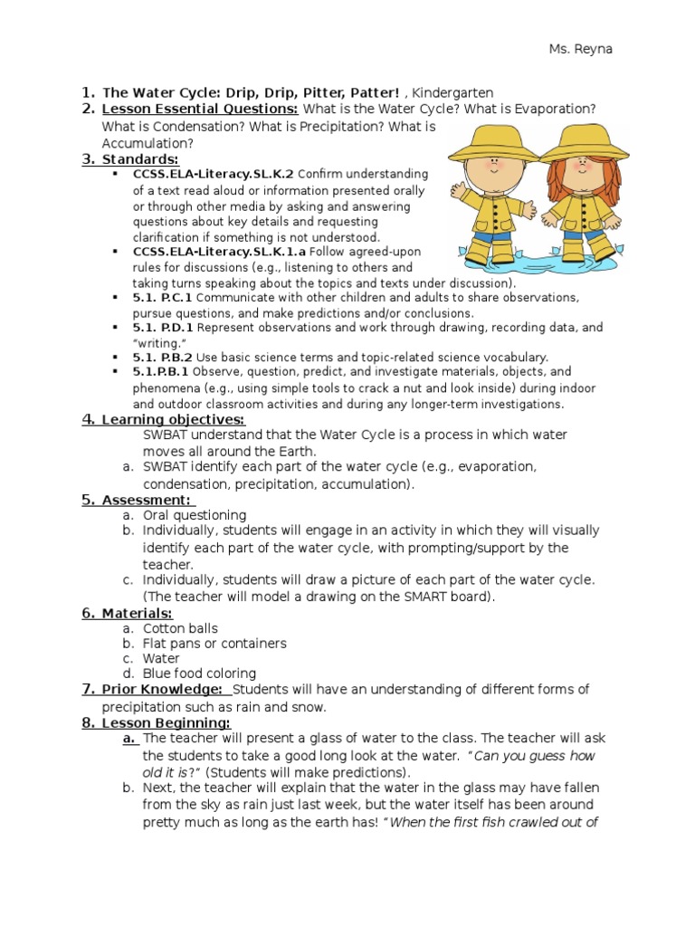 Understanding the Water Cycle for Kids | PDF | Cloud | Water Cycle