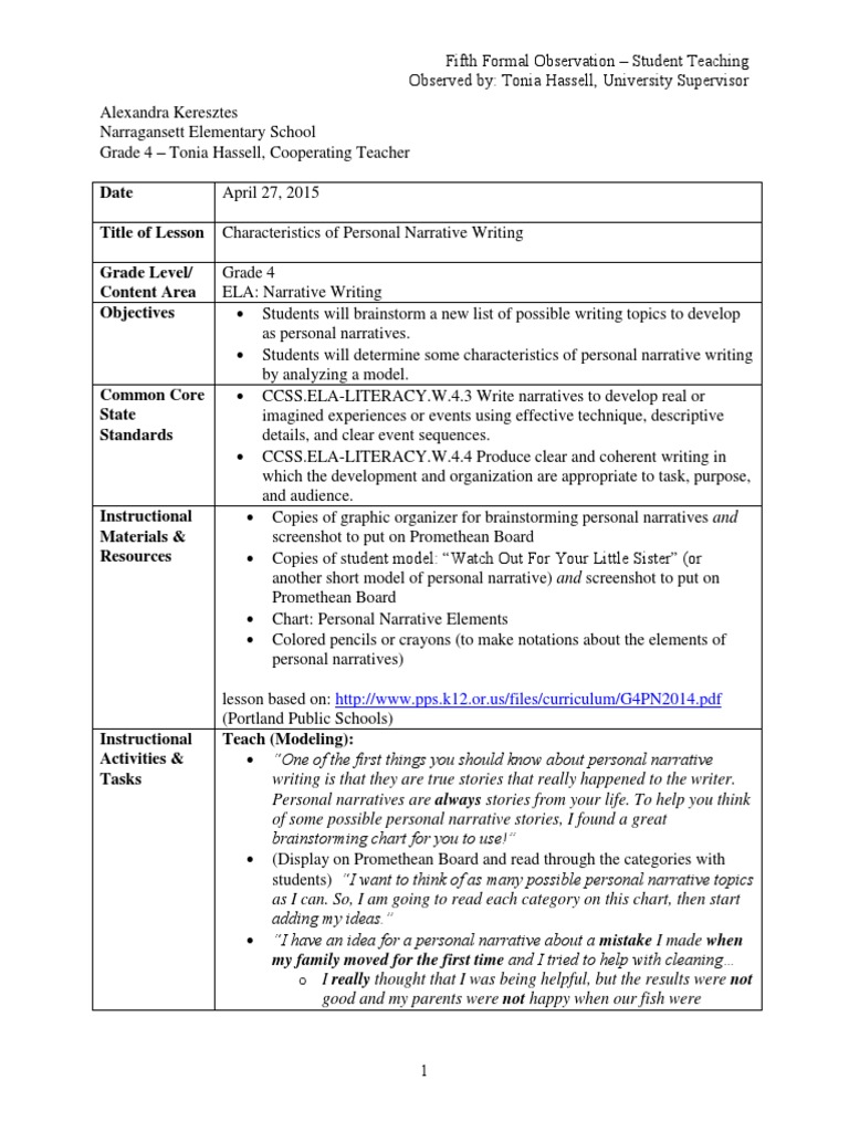 Behavioral observation essay picture