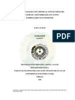Penentuan Kadar Cod Pada Limbah Kelapa Sawit, Karet Dan Domestik PDF