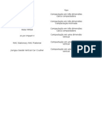 Tabela comparativa