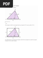 Area of Triangle