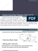 Sistem Koordinat Ekuator Geosentrik