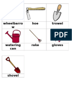 Wheelbarro W Hoe Trowel