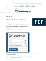 Manual de Subir Informacion Joomla 3.4v2