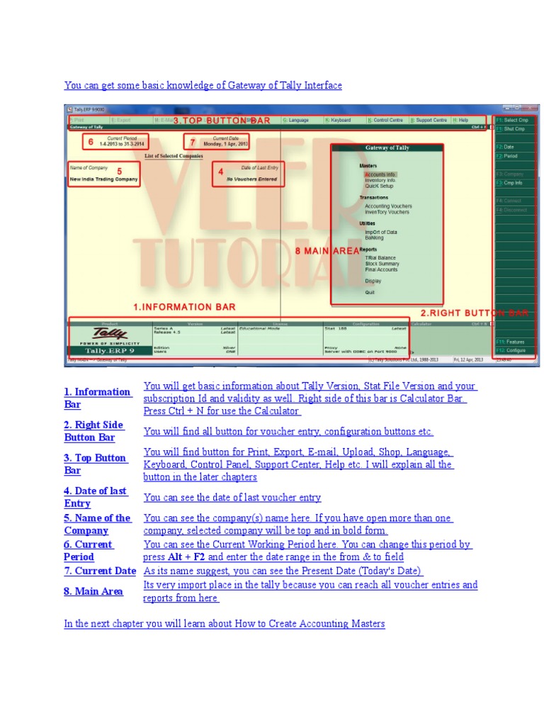 Tally Prime: Master Creation Guide | PDF | Debits And Credits | Payments