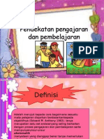 Pendekatan Pengajaran Dan Pembelajaran