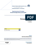 Psicopatología II - Guía Didáctica