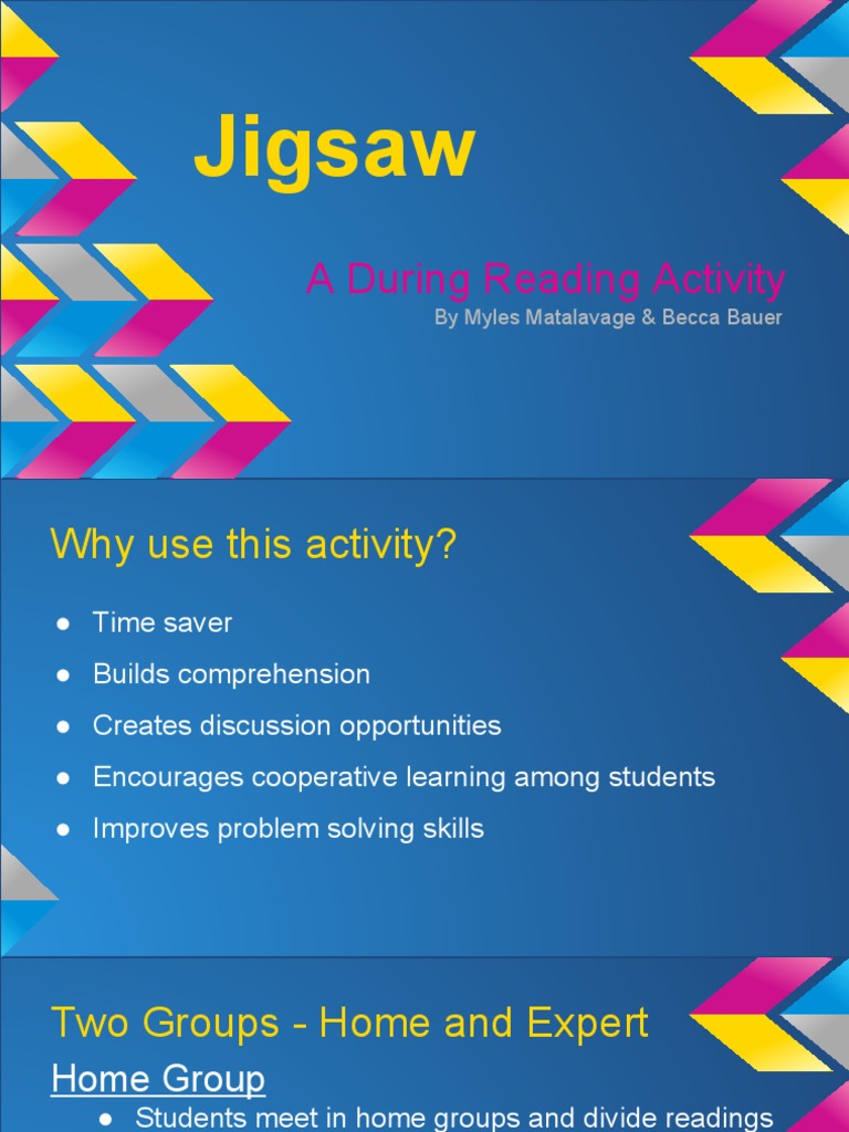 Jigsaw Reading Activity PDF