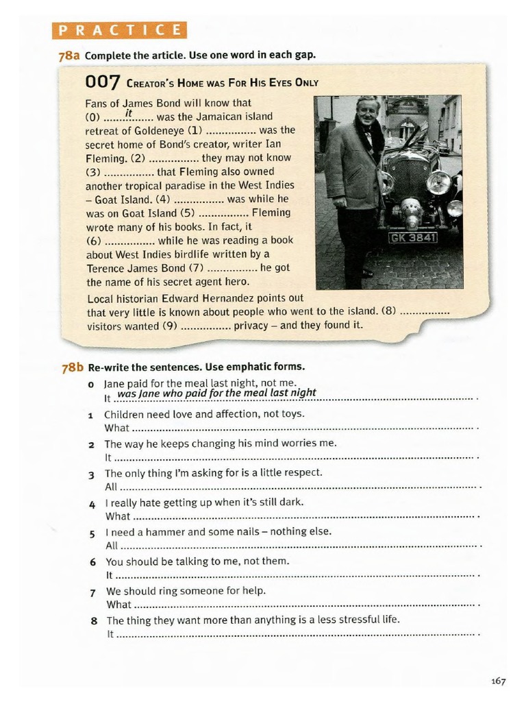 Emphasis From Grammar Practice For Upper Intermediate Students With