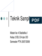 Teknik Sampling