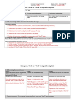 Kindergarten, 1 Grade and 2 Grade Teaching and Learning Guide