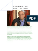 Martín Barbero y El Consumo Cultural