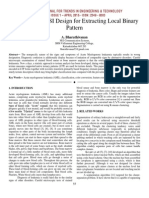 An Efficient VLSI Design for Extracting Local Binary Pattern