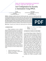 Smart Sensor Configuration For Security System Automation Using FPGA