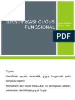 Identifikasi Gugus Fungsional