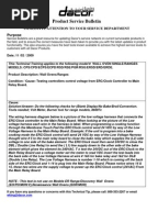 Dacor Technical Manual