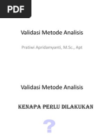 Download Validasi Metode Analisis by NovVie VietTha Sccor II SN264032524 doc pdf