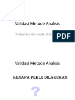 Validasi Metode Analisis