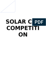 Solar Car Competition