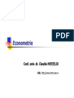 Econometrie