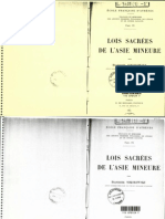 Sokolowski, F. Lois Sacrées de L'asie Mineure