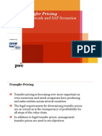 Transfer Pricing Framework and SAP Scenarios