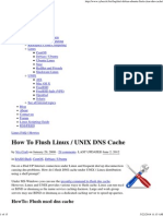 How To Flush Linux - UNIX DNS Cache