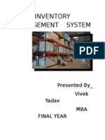 Inventory Management System