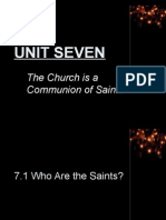 Unit Seven: The Church Is A Communion of Saints