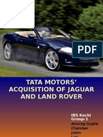 Tata Morots' Acquasiton of Jaguar and Land Rover