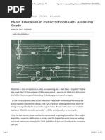 Music Education in Public Schools Gets A Passing Grade: The Record: NPR