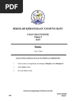 Ujian Diagnostik Sains Tahun 5 2015 A